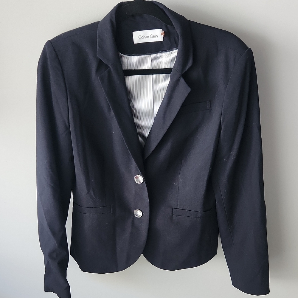 Calvin Klein Women's Navy Blazer